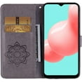 thumbnail image 3 of Case for Samsung Galaxy A32 4G (NOT 5G) with Credit Cards Pocket, Glitter Bling Diamond PU Leather Wallet Case with Wsrist String Flip Cover for Samsung Galaxy A32 4G Owl Grey, 3 of 14