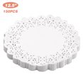 thumbnail image 1 of Amdohai 12.5-in Lace Paper Doilies Disposable Decorative Round Paper Tableware Decoration for Cake Dessert 150PCS/Pack, 1 of 7