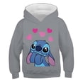 thumbnail image 4 of Nuevas sudaderas con capucha de Stitch para niñas, sudaderas de otoño e invierno de manga larga, jerséis Harajuku, sudaderas casuales con capucha de la serie Disney Stich, 4 of 5