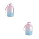 thumbnail image 4 of Toystoory Botella de agua de 2,2 l, hervidor de agua, jarra con marcador de tiempo, organizador de bebidas, contenedor, taza de Fitness, Rosa degradado 1600ML 2piezas, 4 of 6