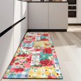 thumbnail image 4 of Pioneer Flower Floral Print Pattern Kitchen Rug Mat,Kitchen Runner Rugs Non Skid Washable,Decorative Kitchen Floor Mats for Kitchen,Sink,Laundry,17"X47", 4 of 5
