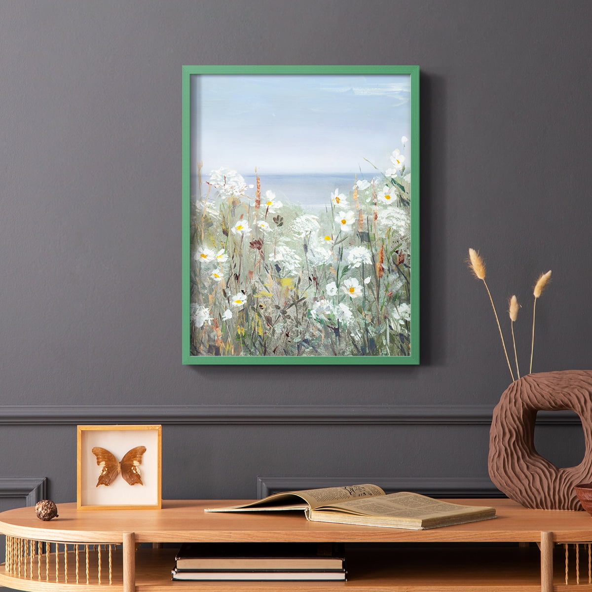 Wild Sea Breeze II Framed Print - Solid Wood in Single Picture Frame Solid Wood 2 Framed Print