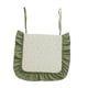 thumbnail image 5 of Cojín de suelo portátil con lazos para decoración del hogar, cojín japonés para asiento de suelo Azul, 5 of 9