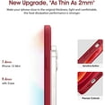 thumbnail image 5 of Liquid Silicone Case for iPhone 12 Mini (5.4''), [Scratch-Resistant, Anti-Fingerprint, Shockproof] Protective Slim Phone Case, 4-Layer Cover with Microfiber Lining, Silky-Soft Touch, Red, 5 of 14