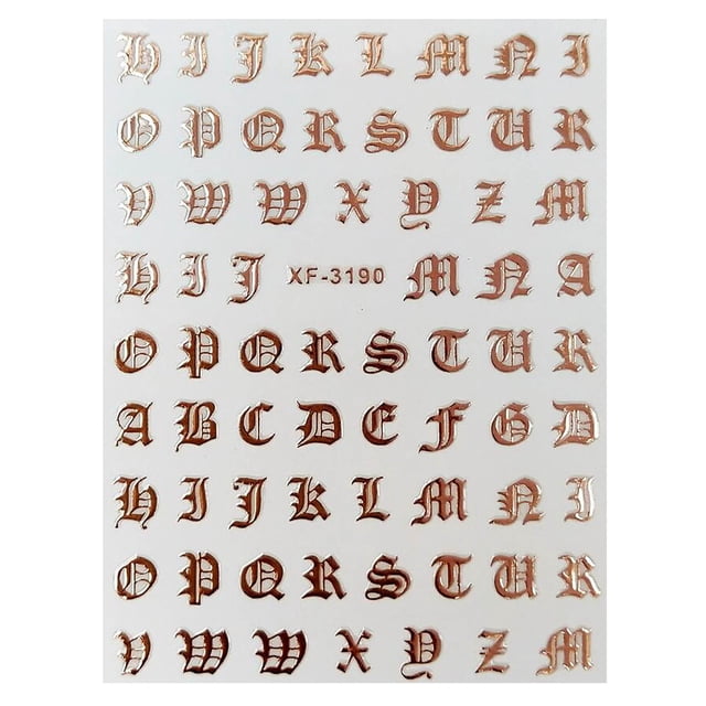 Xihbxyly jusqu'à 60 % de Rabais sur les Cadeaux Mode Art Rétro Multicolore Caractères Anglais Net Rouge Bâton à Ongles Offres Hebdomadaires