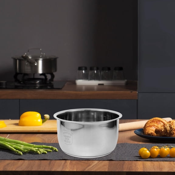 DRAFIDEEP Stainless Steel Inner Pot for Rice Cooker, Universal Inner Compatible with Various Brands and Models