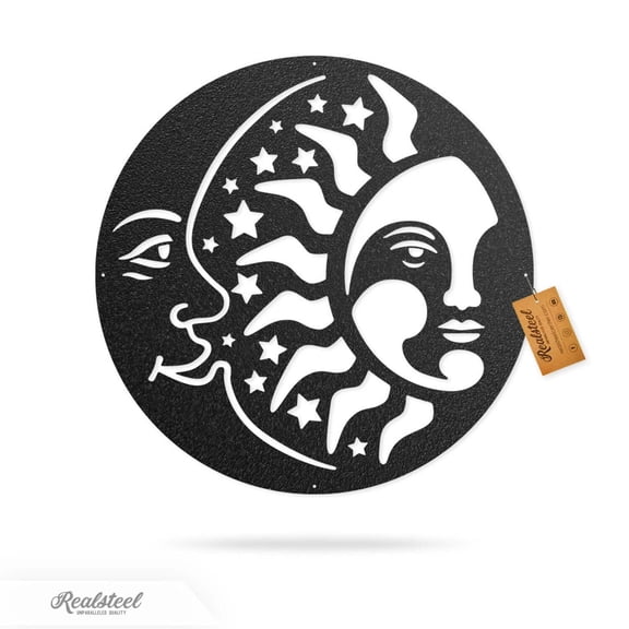 Sun Moon Wall Art – A Beautiful Balance of Night and Day (B-18)