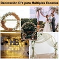 thumbnail image 3 of Arco Globos de Bodas con Base 2M, Kit de Marco Circular de Globos Metal Dorado Soportes de Fondos Redondo para Fiesta, Gran Aro Desmontable para Decoraci&oacute;n de Floral Ceremonia Cumplea&n, 3 of 7