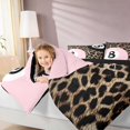 thumbnail image 5 of Erosebridal Eight Ball Twin Bedding Crimson Bedding Comforter Set, Crimson Leopard 7-Piece, 5 of 6