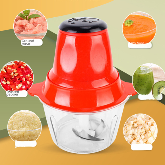 Picadora de carne eléctrica, máquina de cocina, máquina de relleno, máquina para mezclar suplementos alimenticios, pequeña picadora de carne automática para el hogar