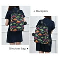 thumbnail image 4 of FORMRS Women's Travel Backpack Purse Anti-Theft Hidden Pockets Casual Shoulder Bag, Colorful Space Cat, 4 of 7