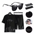thumbnail image 1 of Conjunto Camiseta Y Pantalón Para Hombre Hiphop+ Lentes Sol, 1 of 8