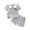 Z007-Grey, variant on Akiihool Two Piece Short Sets Baby Boy Summer Clothes Short Sleeve T-Shirt Tops Short Two Piece Solid Outfit Set (Beige,3-6 Months)
