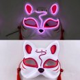 thumbnail image 3 of Halloween Animal Party Accessory Cute Half Face Masquerade Japanese Style Party Halloween Party 9 Party Halloween Party 9 Party Halloween Party 9 Party Halloween Party 9 Party Halloween Party 9 Party, 3 of 3