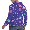 thumbnail image 6 of Salouo Space Pattern Men's Fall Hoodie Sweatshirt,Sport Hoodie with Pockets for Men Pullover Casual Hooded Sweatshirt-X-Large, 6 of 7