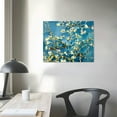 thumbnail image 3 of JEUXUS Van Gogh Wall Art - Blossoming Almond Tree Poster - Vincent Van Gogh Oil Paintings Prints on Canvas Fine Art Reproduction Flowers Pictures for Livingroom, Bedroom, Home Wall Decor 20x16in, 3 of 4