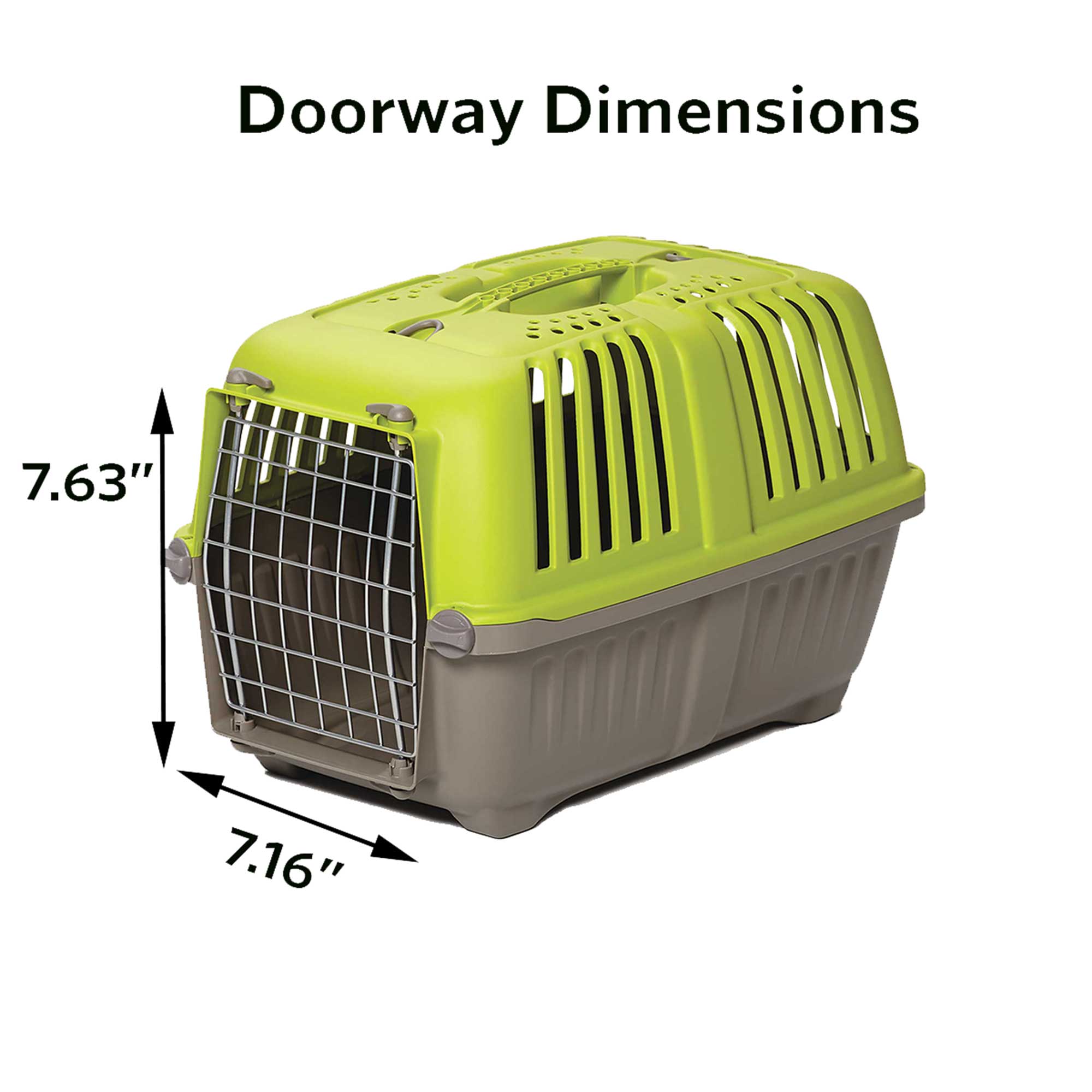 Midwest Spree Hard-Sided Pet Carrier, Green, 19 Inches photo 5