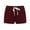 Burgundy/White, variant on Skinni Fit Womens Retro Shorts