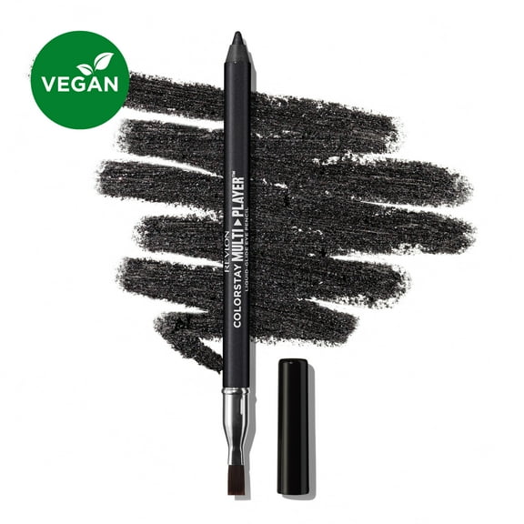 Revlon ColorStay Multiplayer Liquid-Glide Eye Pencil, Waterproof Eye Liner, 401 Checkmate, 0.03 oz