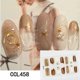 thumbnail image 1 of Self Adhesive Full Cover Nail Decals Nail Art Polish Stickers False Nail Decals Manicure Stickers For Girls Women, 1 of 4