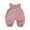 Pink, variant on BemeyourBBs Baby Boy Girl Corduroy Overalls Bear Embroidered Sleeveless Jumpsuit