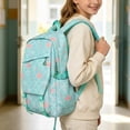 thumbnail image 3 of Laptop School Bag Backpack，Fashion Lightweight Travel Shoulder Bookbags，Primary School Season Gift 3 PCS, 3 of 5