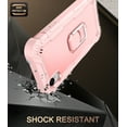 thumbnail image 2 of iPhone XR Case and Cover 6.1 Inch, Allytech Hard PC + Soft Silicone TPU 3 in 1 Heavy Duty Shockproof Defender Ring Kickstand Phone Case for Apple iPhone XR 6.1" 2018 Release, Rosegold, 2 of 5