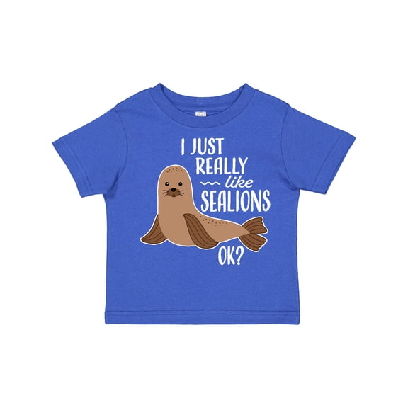 Inktastic I Just Really Like Sea Lions Ok Boys or Girls Toddler T-Shirt
