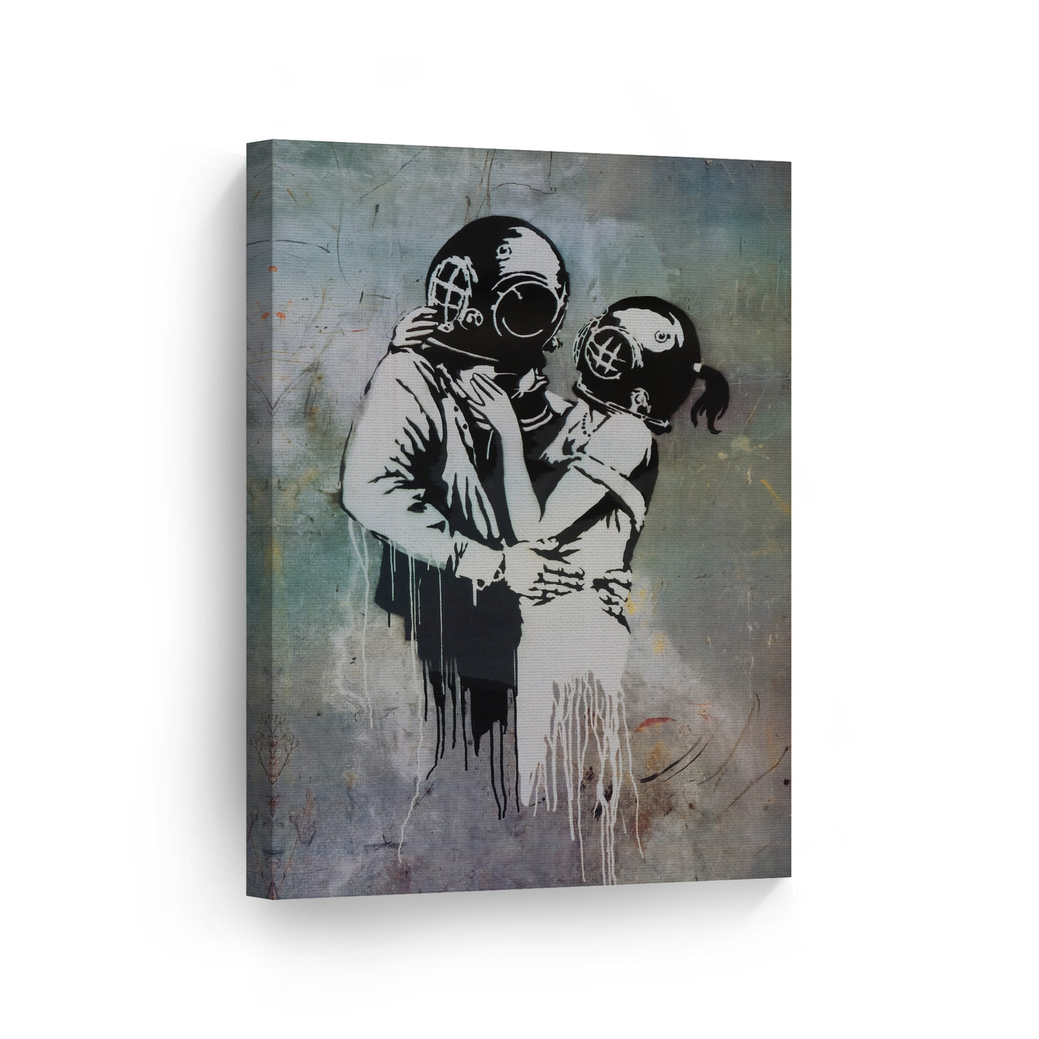 Banksy Art Canvas Prints Einstein Street Art Wall Painting Picture Home Decor