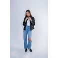 thumbnail image 3 of CHAMARRA ANETTE PIEL BORREGO NEGRO Castelli Leather Authentic  Chamarra, 3 of 4
