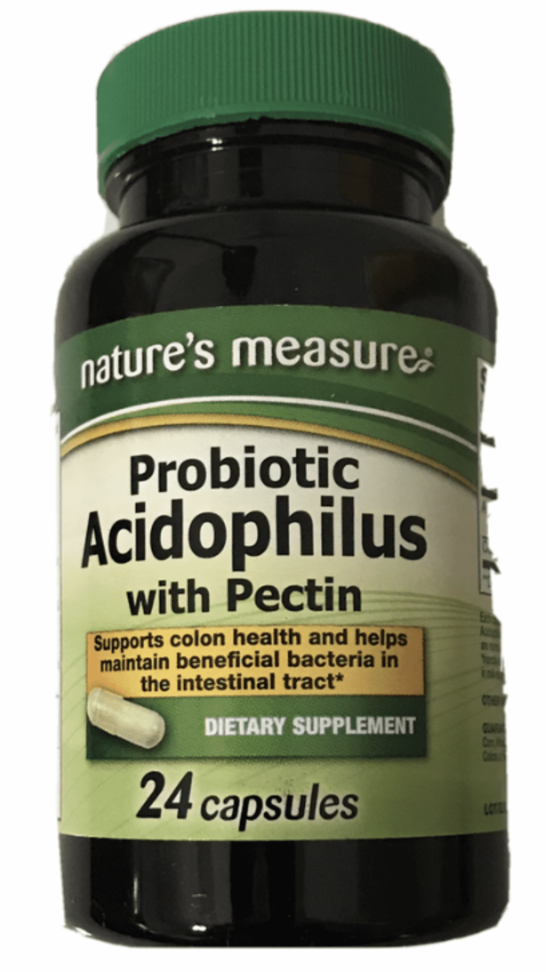 Nature's Measure Probiotic Acidophilus With Pectin Dietary Supplement