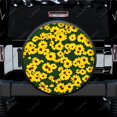 thumbnail image 1 of Painting Sunflowers In Field Pattern Polyester Universal Spare Wheel Tire Cover Wheel Covers for Trailer RV SUV Truck Camper, 1 of 5