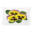 thumbnail image 1 of Pansy Tapestry, Retro Detailed Computer Graphics Floral Leaves Spring Resembling Concept, Fabric Wall Hanging Decor for Bedroom Living Room Dorm, 2 Sizes, Blue Grey Pale Taupe, by Ambesonne, 1 of 1