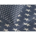 thumbnail image 4 of Ambesonne Star Quilted Bedspread Set 3 Pcs, Patriotic Freedom, King Size, Violet Blue and Tan, 4 of 5