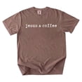 thumbnail image 3 of Coffee and Jesus Christian Graphic T-Shirt, Faith & Caffeine Tee, Inspirational Gift, 3 of 4