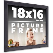18x16 Frame Black Passaggi Solid Wood Picture Frame Width 1.5 Inches | Interior Depth 0.5 Inches |