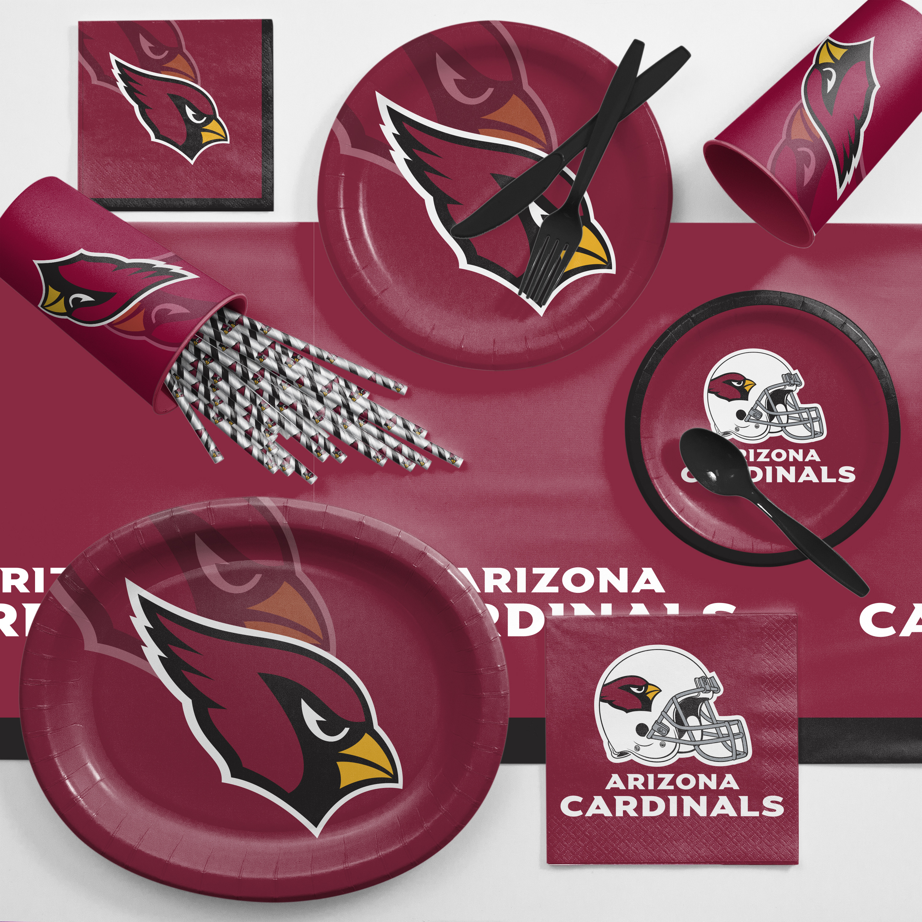 Arizona Cardinals Plastic Cups, 24 Count for 24 Guests - image 4 of 4