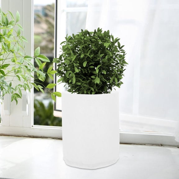 ELAYARD 10-Pack White Fabric Grow Bags Non-Woven Planting Pots for Garden Plants and