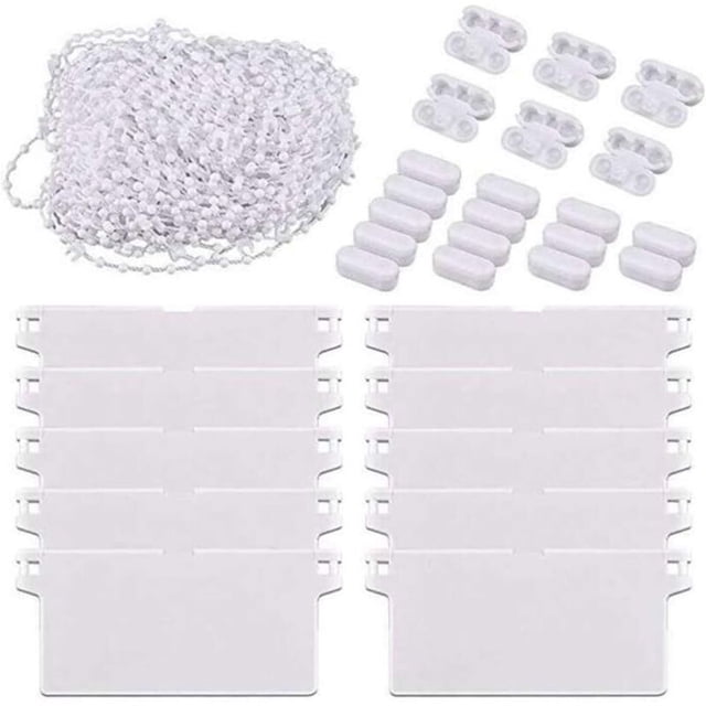 Vertical Blinds Accessories Roller Shutter Curtain Connector Clips Bead Rope DIY Craft Roller Blind Fitting Replacement for Home Store