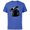 Royal Heather, variant on Star Wars Darth Vader and TIE Advanced Starfighter - Short Sleeve Cotton T-Shirt for Adults - Customized-Black