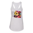 thumbnail image 2 of Wild Bobby Dean Russo A Dog Wags Its Tail With Its Heart Gratitude Pitbull Dog Lover Women Racerback Tank Top, White, Large, 2 of 5