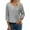 Grey, variant on MIXUE Boho Tops For Women Autumn Winter Solid Color V Neck Long Sleeve Lace Hollow Out Business Casual Tunic Tee Shirts Daily-Wear,Green,S