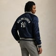 thumbnail image 2 of Polo Ralph Lauren Navy Yankees  Satin Jacket, 2 of 4