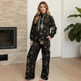 thumbnail image 4 of Uorisanigo Moon Sun Women's 2 Piece Outfits Casual Mock Neck Sweatshirt and Wide Leg Pants Tracksuit Sets Oversized Drawstring Pullover Hoodies and Sports Pants Matching Set for Teen Girls, 4 of 8