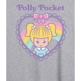 thumbnail image 3 of Polly Pocket - Polly Pocket Heart - Women's Oversized Graphic T-Shirt, 3 of 5