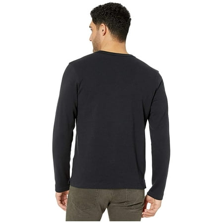 Alternative Recycled Cotton Henley Black