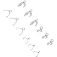 thumbnail image 5 of 48pcs Gold Pinch Bails Stainless Steel Pendant Pinch Bails Ice Pick Pinch Bails Pendant Connector Pinch Metal Clip, 5 of 9