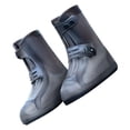 thumbnail image 2 of Funda impermeable para botas de lluvia, de silicona, cómoda, para evitar resbalones, cubiertas gruesas para zapatos de lluvia para exteriores, para hombres, mujeres, pesca, caza, Tawny, tamaño de, 2 of 10