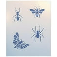 thumbnail image 2 of Bugs Stencil - Forest Mountain Woodland Wildlife African Wild Animal DIY Template Reusable Laser Cut Mylar Template for Painting Home Decor DIY Crafts - The Artful Stencil, 2 of 8