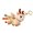 deer, variant on Cats/Deer Plush Keyring Soft Stuffed Keychain Accessory Bag Decoration for Everyday Use Children Birthday Gift